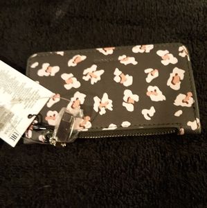Credit card and coin purse holder with zipper